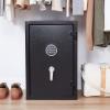 imageAmazon Basics Fire Resistant Security Safe with Programmable Electronic Keypad Secure Valuables and Important Documents 1693quotW x 138quotD x 2598quotH 21 Cubic Feet Black21 Cubic Feet