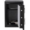 imageAmazon Basics Fire Resistant Security Safe with Programmable Electronic Keypad Secure Valuables and Important Documents 1693quotW x 138quotD x 2598quotH 21 Cubic Feet Black124 Cubic Feet