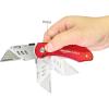 imageAmazon Basics Folding Utility Knife Lightweight Aluminum Body RedRed
