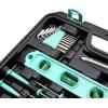 imageAmazon Basics Household Tool Kit With Storage Case 142 Piece Turquoise 1339 x 925 x 295 inchTurquoise