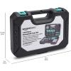 imageAmazon Basics Household Tool Kit With Storage Case 142 Piece Turquoise 1339 x 925 x 295 inchTurquoise
