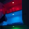 imageAmazon Basics LED Puck Lights Color Changing Battery Operated IR Remote 40 Lumens 2 Pack Wireless Stick on Lights Under Cabinet Lighting Ideal for Closets and More WhiteMotion Sensor Puck Light with IR Remote