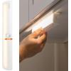 imageAmazon Basics LED Puck Lights Color Changing Battery Operated IR Remote 40 Lumens 2 Pack Wireless Stick on Lights Under Cabinet Lighting Ideal for Closets and More WhiteLED Light Bar  Sensing Swivel