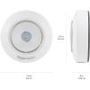 imageAmazon Basics LED Puck Lights Color Changing Battery Operated IR Remote 40 Lumens 2 Pack Wireless Stick on Lights Under Cabinet Lighting Ideal for Closets and More WhitePuck Light