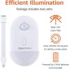 imageAmazon Basics LED Puck Lights Color Changing Battery Operated IR Remote 40 Lumens 2 Pack Wireless Stick on Lights Under Cabinet Lighting Ideal for Closets and More WhiteNight Light