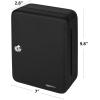 imageAmazon Basics Locking Steel Cabinet Security Lock Box With 48 Key Hooks Black 28quot D x 7quot W x 98quot HBlack