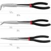 imageAmazon Basics Long Reach Needle Nose Pliers Tool Set 3Piece Black
