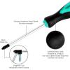 imageAmazon Basics Magnetic Screwdrivers Set Includes Phillips Slotted Torx Square and Stubby Screwdrivers 12Piece Hand Tools Set TurquoiseTurquoise