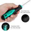 imageAmazon Basics Magnetic Screwdrivers Set Includes Phillips Slotted Torx Square and Stubby Screwdrivers 12Piece Hand Tools Set TurquoiseTurquoise