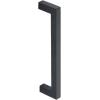 imageAmazon Basics Modern Square Cabinet Pull Handle 539inch Length 5inch Hole Center Golden Champagne 10packFlat Black