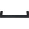 imageAmazon Basics Modern Square Cabinet Pull Handle 539inch Length 5inch Hole Center Golden Champagne 10packFlat Black