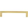 imageAmazon Basics Modern Square Cabinet Pull Handle 539inch Length 5inch Hole Center Golden Champagne 10packGolden Champagne