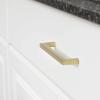 imageAmazon Basics Modern Square Cabinet Pull Handle 539inch Length 5inch Hole Center Golden Champagne 10packGolden Champagne