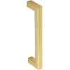 imageAmazon Basics Modern Square Cabinet Pull Handle 539inch Length 5inch Hole Center Golden Champagne 10packGolden Champagne