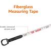 imageAmazon Basics Open Reel Fiberglass Measuring Tape InchMetric Scale Impact Resistant Shell 100feet 30Meters by 12Inch Orange