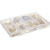 imageAmazon Basics Picture Hanging Hardware Assortment Kit 220 Piece Set Brass