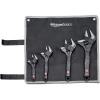 imageAmazon Basics Plumbing Adjustable Wrench with Soft Grip Wide Mouth 634 x 283 x 059 inches LxWxHBlack