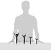 imageAmazon Basics Plumbing Adjustable Wrench with Soft Grip Wide Mouth 634 x 283 x 059 inches LxWxHBlack
