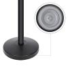 imageAmazon Basics Premium Crowd Control Stanchions with Easy Assembly 65 foot Sturdy Retractable Belts Black Pack of 2