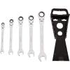 imageAmazon Basics Ratchet Wrenches Set Flexible Metric Flex Head 5Piece5