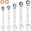 imageAmazon Basics Ratcheting Combination Wrench Set  Metric 7PieceBlackSilver