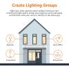 imageAmazon Basics Smart A19 LED Light Bulb Color Changing 9W 60W Equivalent 800LM Works with Alexa Only 24 GHz WiFi No Hub Required 1 PackColor Changing