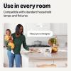 imageAmazon Basics Smart A19 LED Light Bulb Color Changing 9W 60W Equivalent 800LM Works with Alexa Only 24 GHz WiFi No Hub Required 1 PackTunable White With Adjustable Schedule