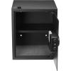 imageAmazon Basics Steel Home Security Electronic Safe with Programmable Keypad Lock for Documents Jewelry Valuables 18 Cubic Feet Black 138quotW x 13quotD x 197quotH152 Cubic Feet