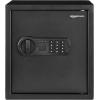 imageAmazon Basics Steel Home Security Electronic Safe with Programmable Keypad Lock for Documents Jewelry Valuables 18 Cubic Feet Black 138quotW x 13quotD x 197quotH12 Cubic Feet