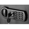 imageAmazon Basics Steel Home Security Electronic Safe with Programmable Keypad Lock for Documents Jewelry Valuables 18 Cubic Feet Black 138quotW x 13quotD x 197quotH12 Cubic Feet