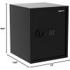 imageAmazon Basics Steel Home Security Electronic Safe with Programmable Keypad Lock for Documents Jewelry Valuables 18 Cubic Feet Black 138quotW x 13quotD x 197quotH152 Cubic Feet