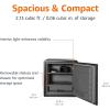 imageAmazon Basics Steel Security Safe and Lock Box with Programmable Electronic Keypad for Valuables Cash Jewelry Documents Black 1 Cubic Foot 169x146x91inches WxDxHFireproof and Waterproof  213 cubic feet