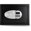 imageAmazon Basics Steel Security Safe and Lock Box with Programmable Electronic Keypad for Valuables Cash Jewelry Documents Black 1 Cubic Foot 169x146x91inches WxDxH05 Cubic Feet