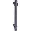 imageAmazon Basics Straight Bar Cabinet Handle 663inch Length 5inch Hole Center Flat Black 10PackFlat Black