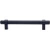imageAmazon Basics Straight Bar Cabinet Handle 663inch Length 5inch Hole Center Flat Black 10PackFlat Black