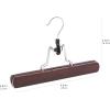 imageAmazon Basics Sturdy Wooden Pants Hangers  Natural 10PackCherry