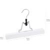 imageAmazon Basics Sturdy Wooden Pants Hangers  Natural 10PackWhite