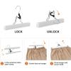 imageAmazon Basics Sturdy Wooden Pants Hangers  Natural 10PackWhite