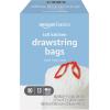 imageAmazon Basics Tall Kitchen Drawstring Trash Bags Clean Fresh Scent 13 Gallon 45 Count Previously SolimoClean Fresh
