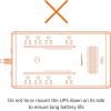 imageAmazon Basics UPS Battery Backup ampamp Surge Protector 400VA255W 6 Outlets Standby Uninterruptible Power Supply for Power Outage Protection Compact BlackStandby