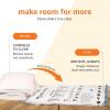 imageAmazon Basics Vacuum Compression Space Saving Storage Bags with Hand Pump for Clothes Packing Pack of 15 Multiple Sizes WhiteXJumbo