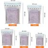imageAmazon Basics Vacuum Compression Space Saving Storage Bags with Hand Pump for Clothes Packing Pack of 15 Multiple Sizes WhiteXJumbo