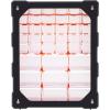 imageAmazon Basics Wall Mount Hardware and Craft Storage Cabinet Drawer Organizer 39 Drawers Black Orange 15 L x 63 W x 186 H inches LxWxH