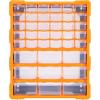 imageAmazon Basics Wall Mount Hardware and Craft Storage Cabinet Drawer Organizer 39 Drawers Black Orange 15 L x 63 W x 186 H inches LxWxH