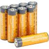imageAmazon Basics 20Pack AA Alkaline HighPerformance Batteries 15 Volt 10Year Shelf Life8 Count AALR6