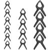 imageAmazon Basics 6Piece Trigger Clamp Set 2 Pack of 4inch 4 Pack of 6inch BlackGrey14Piece