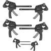 imageAmazon Basics 6Piece Trigger Clamp Set 2 Pack of 4inch 4 Pack of 6inch BlackGrey6Piece