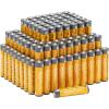 imageAmazon Basics AAA Alkaline HighPerformance Batteries 15 Volt 10Year Shelf Life 8 count Pack of 1100 Count Pack of 1