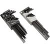 imageAmazon Basics Allen WrenchHex Key Set SAE ampamp Metric Sizes Chrome Vanadium Steel 2 Organized Holders 36Piece SetBlack