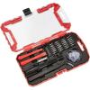 imageAmazon Basics Electronics Screwdriver Set 32Piece Tool Kit for Repair and Maintenance Red32Piece